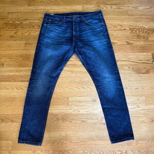 WALLACE & BARNES FOR J. CREW NWTAG USA SLIM SELVEDGE JEANS DARK WEAR WASH 36X30‎